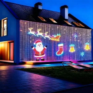 LED Christmas Curtain App Control Music Sync