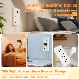 Outlet Extender Adjustable 180° RotateWall Outlets