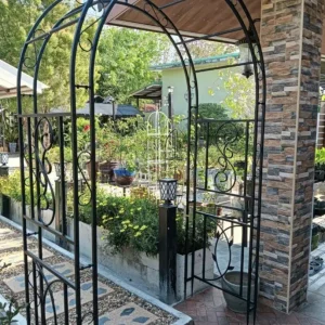 Heavy Duty Metal Frame Plant Arch Trellis