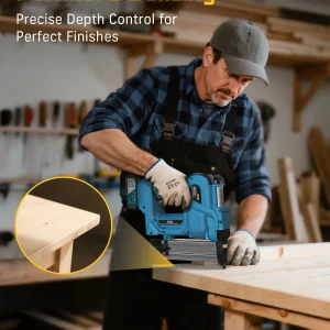 Electric Impact 2 in 1 Stapler/Nail Gun Depth Adjustment