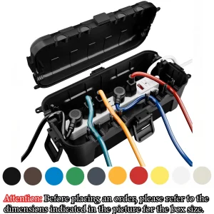 Waterproof Box for Protecting Plugs/Sockets in10 Color Options